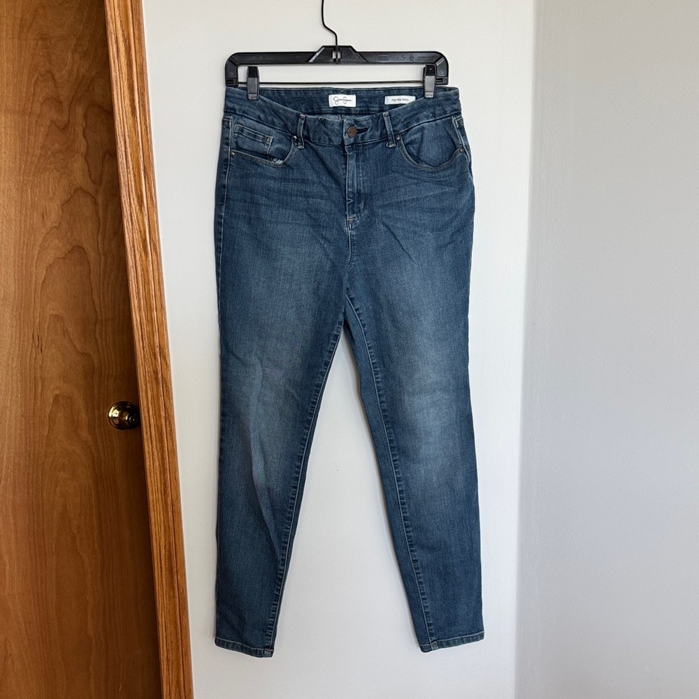 Jessica Simpson Dark Wash High Rise Skinny Jeans